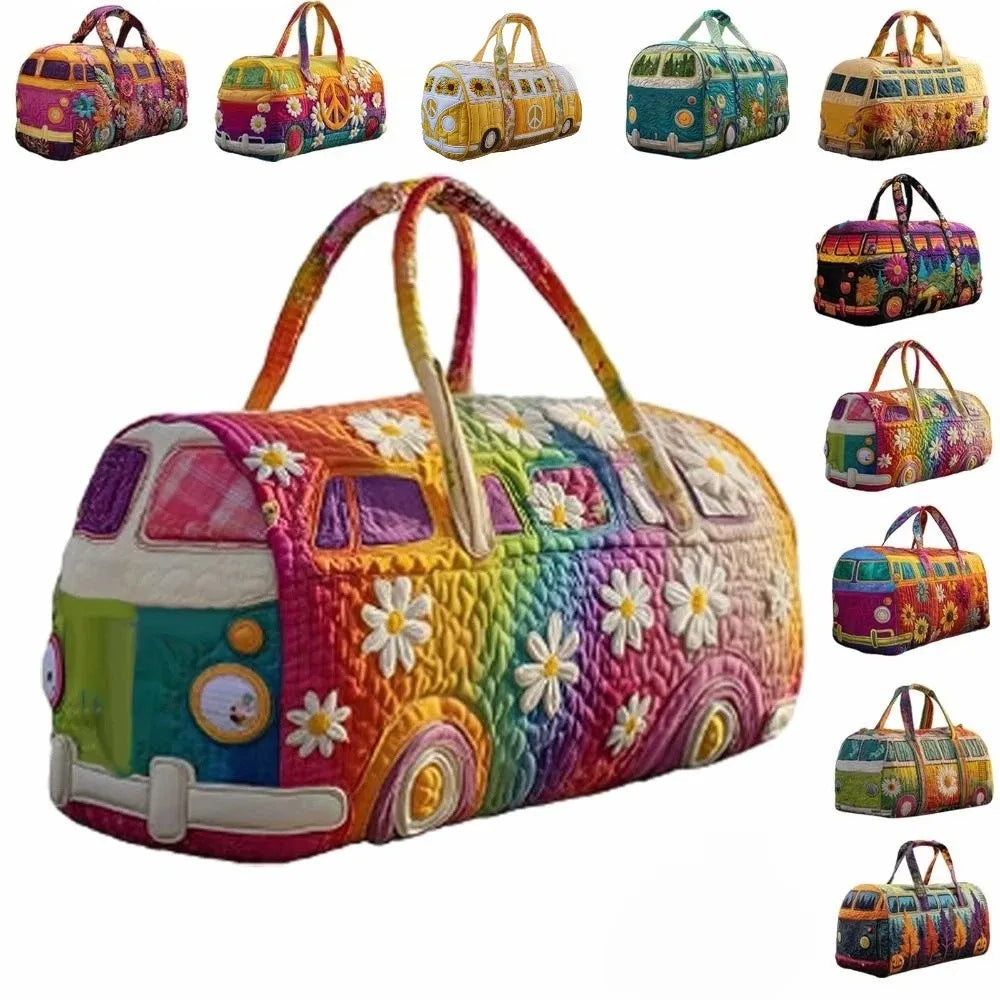 QuiltGlow™ Handbag 👜💖 — Fashionable Travel Made Easy