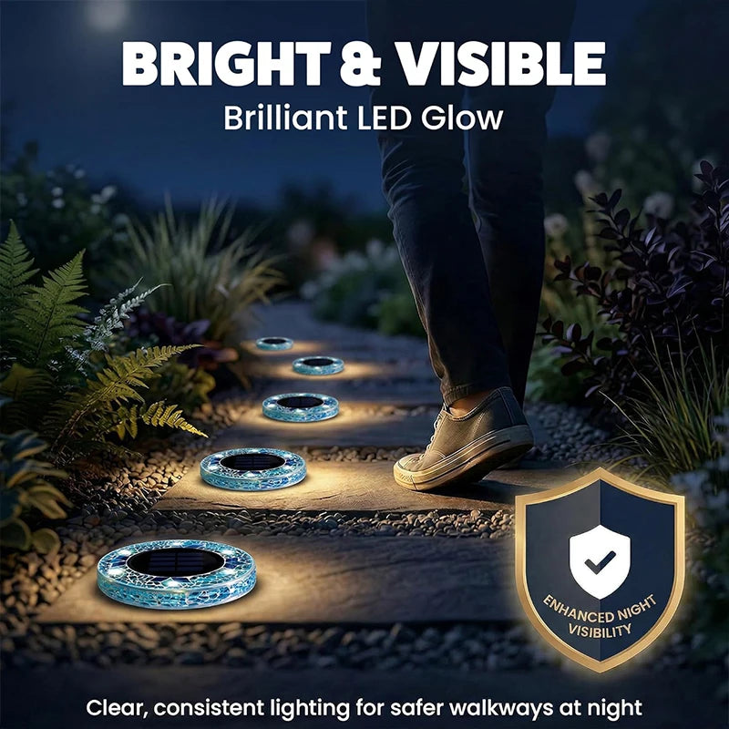 GlowPath™ Solar Lights ✨🌙 — Mosaic Beauty for Every Pathway
