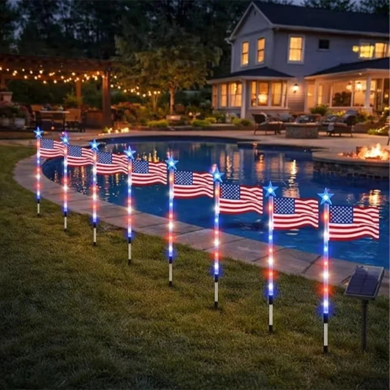 PatriotGlow™ Path Lights 🇺🇸✨ — Light Up Your Pride
