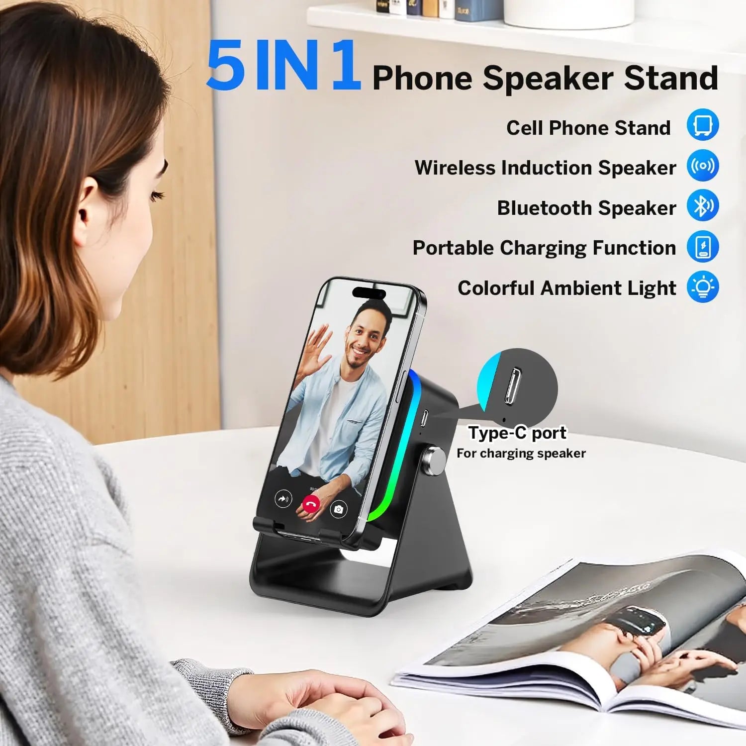 SoundDock™ Speaker Stand 🔊✨ — Instant Wireless Audio Amplification