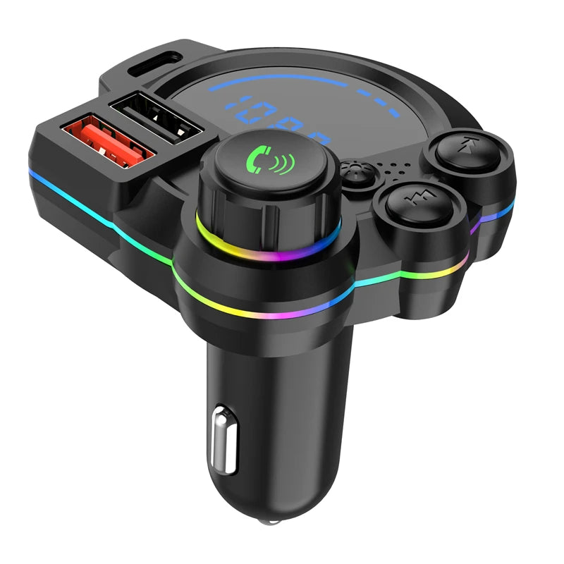 DriveSync™ FM Transmitter 🚗🎵 — Wireless Music & Calls Anywhere