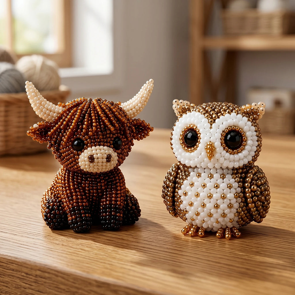 BeadCritter™ DIY Kit 🐻✨ — Create Adorable 3D Animals